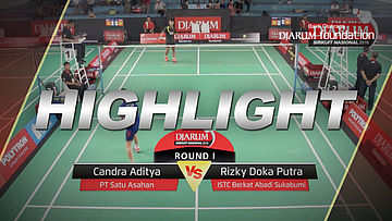 Candra Aditya (PT Satu Asahan) VS Rizky Doka P (ISTC Berkat Abadi Sukabumi)
