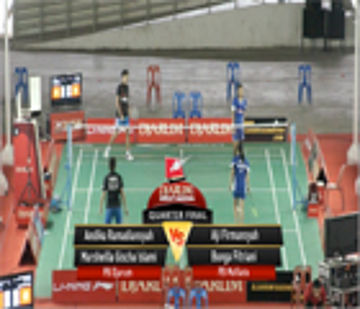 Andika R. / Marsheilla Gischa I. (PB DJARUM) VS Aji Firmansyah / Bunga Fitriani (PB MUTIARA BANDUNG) 