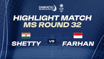 Indonesia Masters 2026 | MS R32 | SHETTY (IND) vs FARHAN (INA) [8]