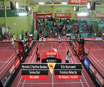 Mychelle C. B. / Serena Kani (PB DJARUM KUDUS) VS Erlin R. / Fransisca R. (PB TANGKAS / PB EXIST) 
