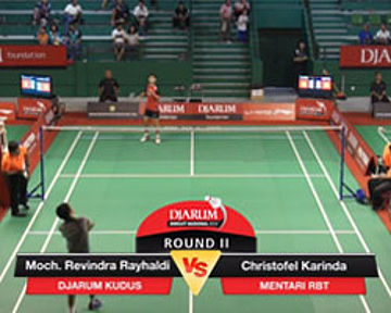 Moch. Revindra Rayhaldi (Djarum Kudus) VS Christofel Karinda (Mentari RBT)