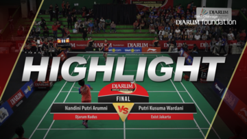 Nandini Putri Arumni (Djarum Kudus) VS Putri Kusuma Wardani (Exist Jakarta)