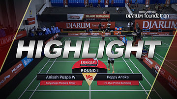 Anisah Puspa W (Suryanaga Mutiara Timur) VS Poppy Antika (Hi Qua Prima Bandung)