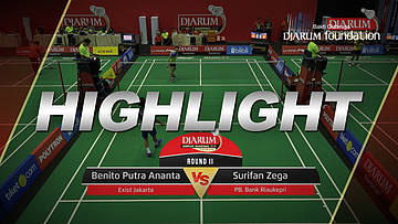 Benito Putra Ananta (Exist Jakarta) VS Surifan Zega (PB Bank Riaukepri)