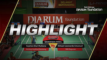 Ikhsan Leonardo Emanuel Rumbay (SKO Ragunan) VS Septian Dwi Muliana (Mutiara Cardinal Bandung)