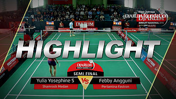 Yulia Yosephine S (Shamrock Medan) VS Febby Angguni (Pertamina Fastron) 