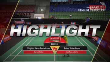 Virginia Sarce Runtukahu (Djarum Kudus) VS Ratna Sekar Arum (Jaya Raya Jakarta)