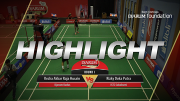 Rezha Akbar Raja Husain (Djarum Kudus) VS Rizky Doka Putra (ISTC Sukabumi)