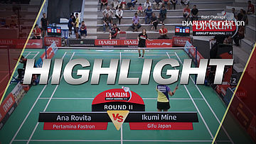 Ana Rovita (Pertamina Fastron) VS Ikumi Mine (Gifu Japan)