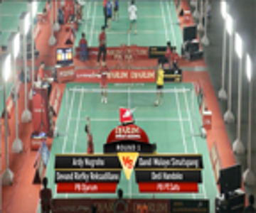 Ardy Nugroho Devand Riefky R (PB DJARUM) VS Dandi Waluyo Simatupang Dedi Handoko (PB PT SATU) Sirkuit Nasional Sumatera Utara Open 2013