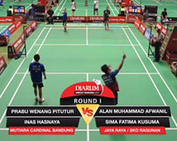 Alan Muhammad A/Sima Fatima K. (JAYA RAYA) Prabu Wenang/Inas Hasnaya (MUTIARA CARDINAL BANDUNG)