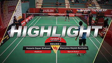 Dionysius Hayom Rumbaka (Djarum Kudus) VS Hussein Zayan Shaheed Zaki (Maldives)
