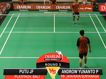 Putu Jery Fridaniswara (PLATPROV BALI) VS Androw Yunanto Prakasa (PB. JAYA RAYA SURYANAGA)