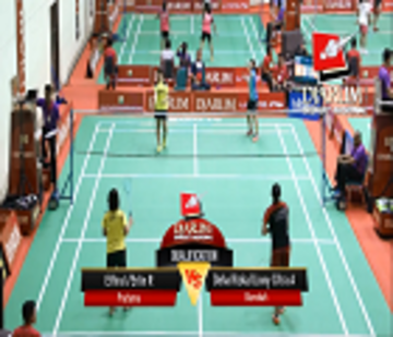 Elfira Indriana/Erlin Rusmawati (Pratama) VS Deha Rizka/Liony Citra A (Barokah) 