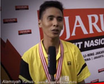 Interview Alamsyah Yunus - Juara Tunggal Dewasa Putra