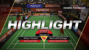 Moch Luthfi Erlangga (Mutiara Cardinal Bandung) VS Wahyu Triansyah (Bank Sumsel Babel)