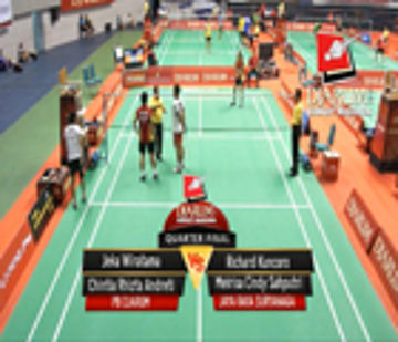 Jeka Wiratama / Chintia Rhizta Andreti (PB DJARUM) VS Richard Kuncoro / Meirisa Cindy Sahputri (JAYA RAYA SURYANAGA)