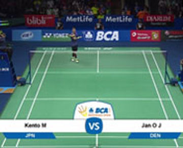 Kento Momota (JAPAN) VS Jan O Jorgensen (DENMARK)