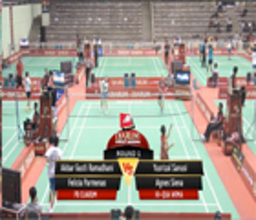 Akbar Gusti Ramadhani / Felicia Parmenas (PB DJARUM) VS Yusrizal Sanusi / Agnes Siena (HI QUA WIMA)