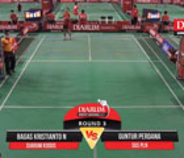 Guntur Perdana (SGS PLN) VS Bagas Kristianto N (Djarum Kudus)