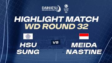 Indonesia Masters 2026 | WD R32 | HSU / SUNG (TPE) [4] vs MEIDA / NASTINE (INA)