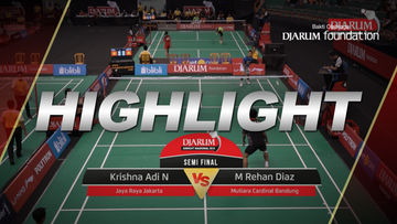 Krishna Adi Nugraha (Jaya Raya Jakarta) VS Mochamad Rehan Diaz (Mutiara Cardinal, Bandung)