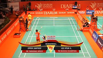Simon Santoso (PB TANGKAS SPECS) VS Lee Hyun IL (PB MUSICA CHAMPION) DJARUM SUPERLIGA 2013