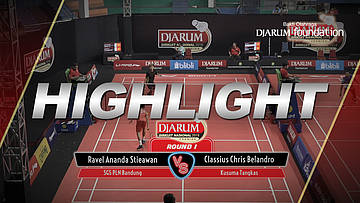 Ravel Ananda Stieawan (SGS PLN Bandung) VS Classius Chris Belandro (Kusuma Tangkas)